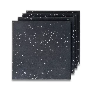 Piso de Caucho Moteado 50x50x2 cm
