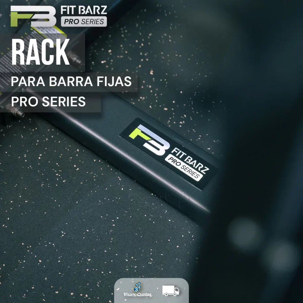 Rack para Barras Fijas PRO – Organizador de Acero Reforzado para Gimnasios con Soporte Antideslizante y Capacidad Múltiple
