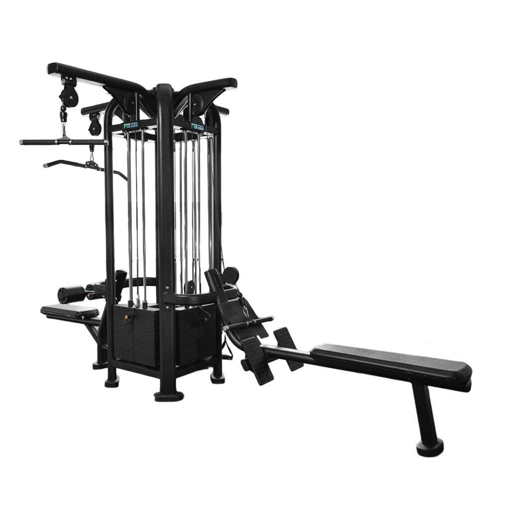 Jungla 4 Estaciones FB PRO Series – Máquina multifuncional para entrenar todo el cuerpo en un solo equipo