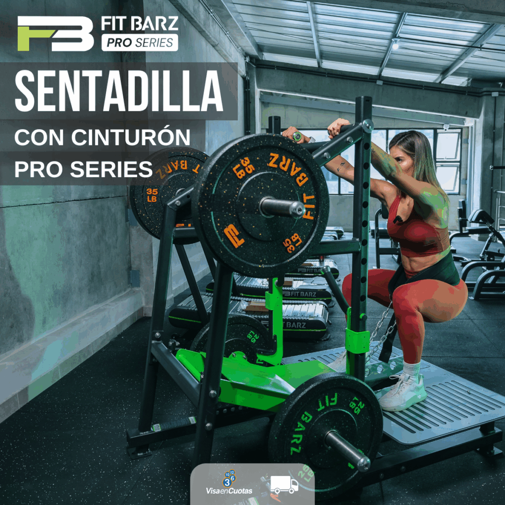 Sentadilla con Cinturón FB PRO Series – Máquina para sentadillas sin carga en hombros