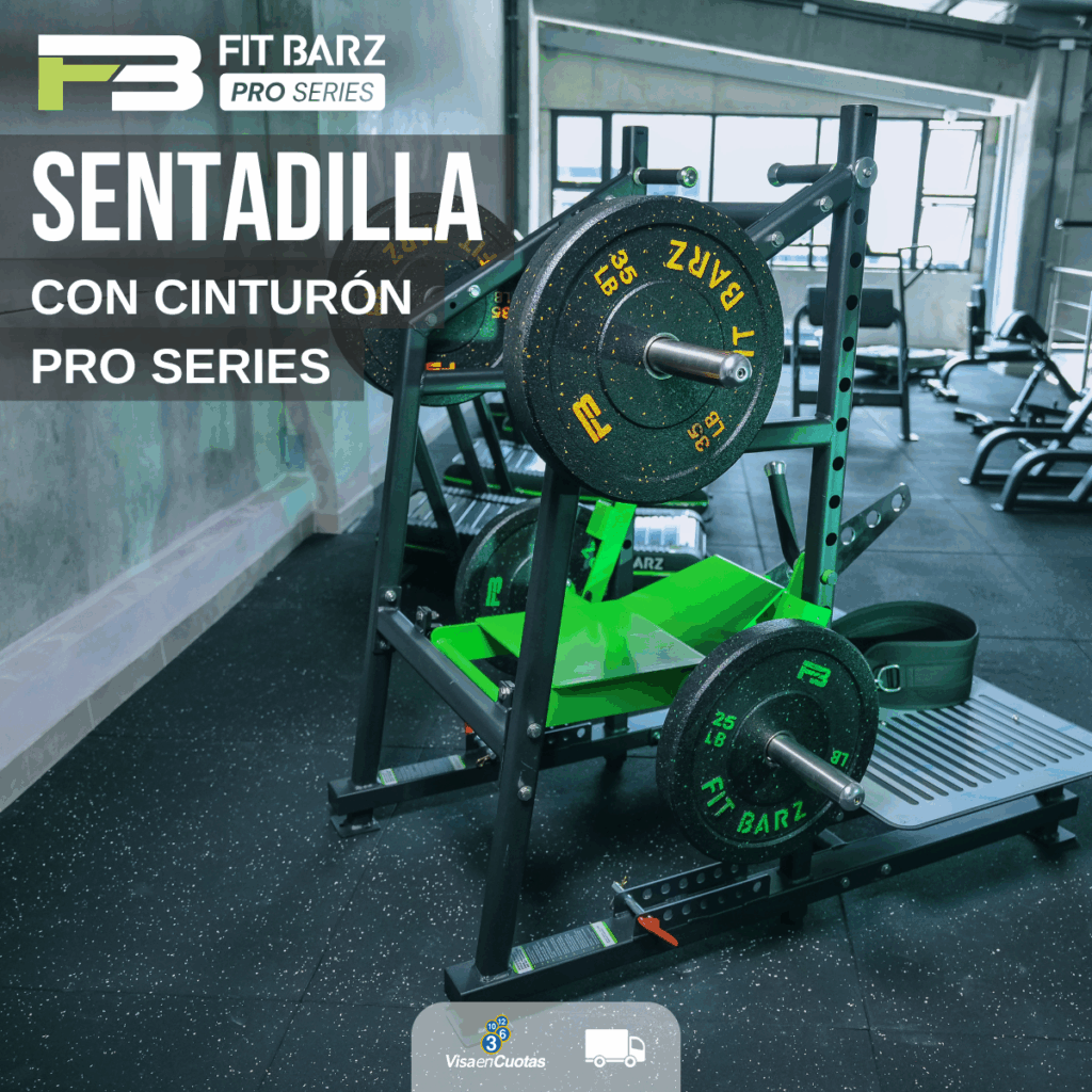 Sentadilla con Cinturón FB PRO Series – Máquina para sentadillas sin carga en hombros