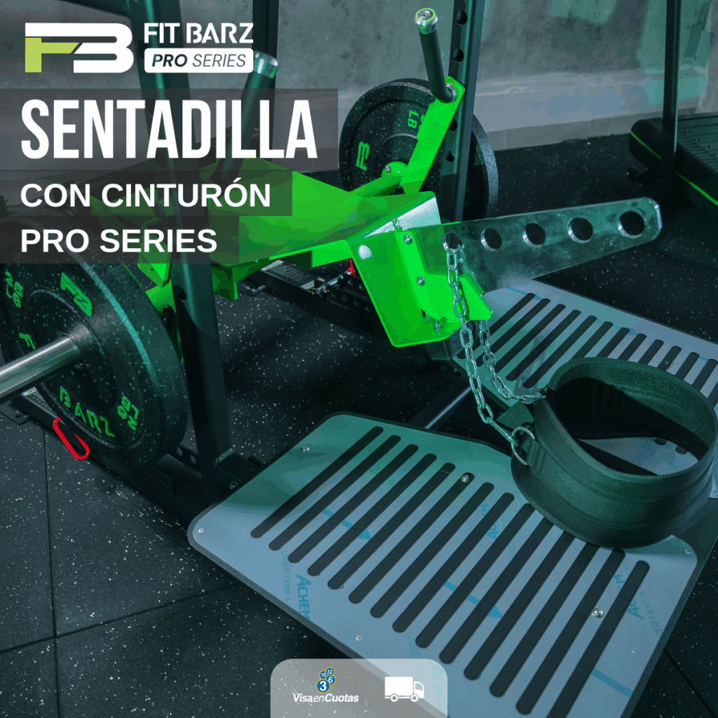 Sentadilla con Cinturón FB PRO Series – Máquina para sentadillas sin carga en hombros