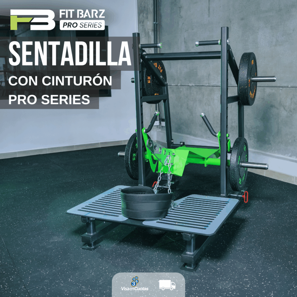 Sentadilla con Cinturón FB PRO Series – Máquina para sentadillas sin carga en hombros
