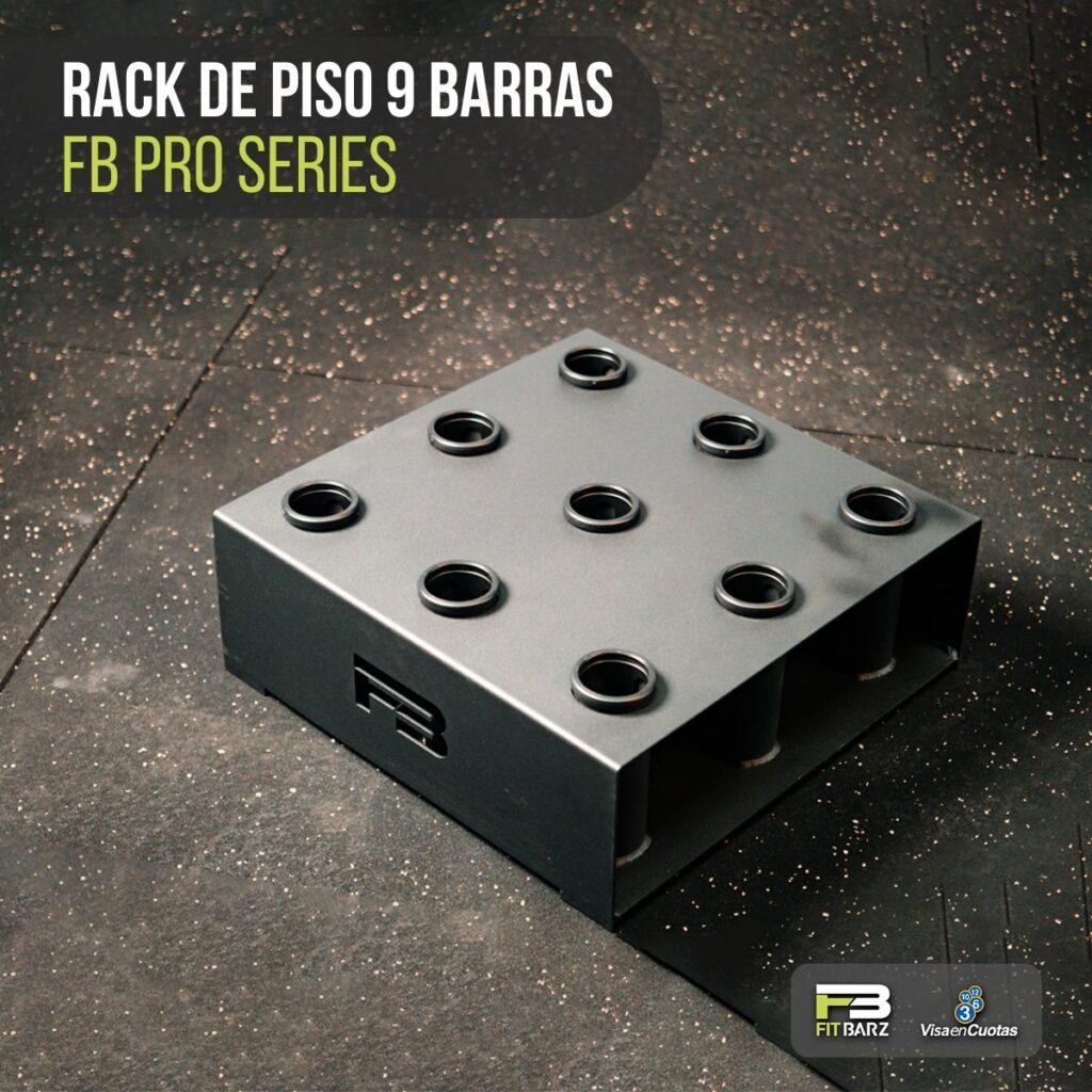 Rack de Piso para 9 Barras FB PRO Series – Organización Profesional para Barras