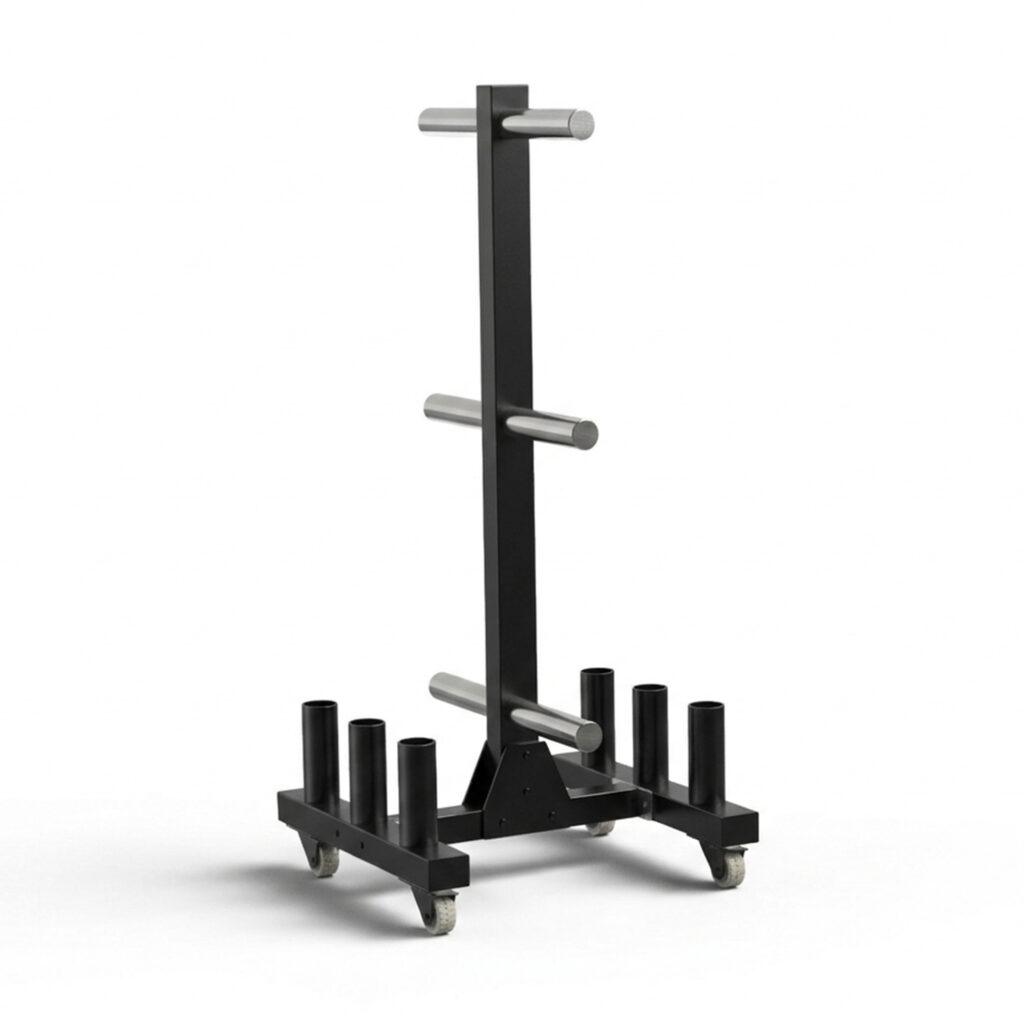 Rack de Barras y Discos con Ruedas FB PRO Series – Almacenamiento Móvil y Eficiente para Peso Libre