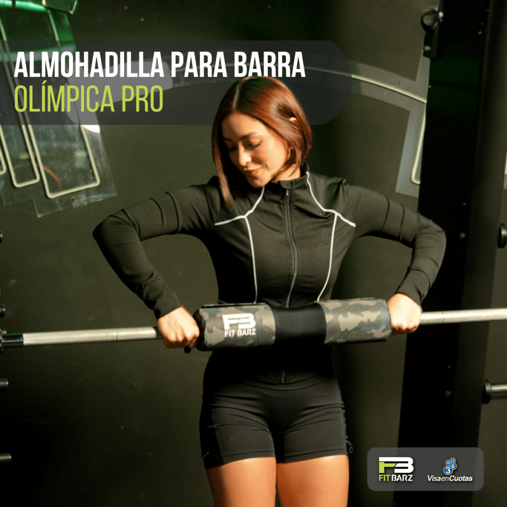 Almohadilla para Barra Olímpica PRO Negra – Para Hip Thrust y Sentadilla - Cobertura y Protección y confort para cuello y hombros