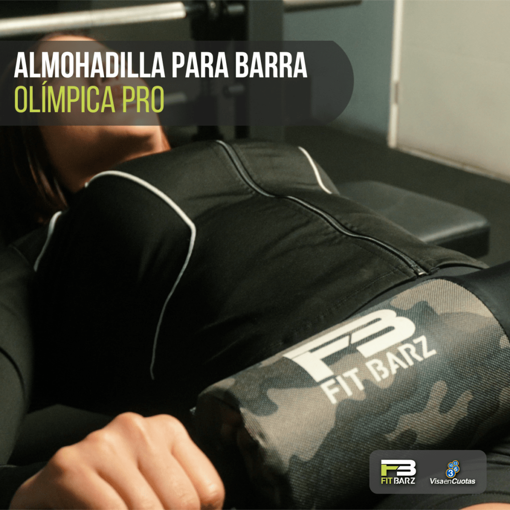 Almohadilla para Barra Olímpica PRO Negra – Para Hip Thrust y Sentadilla - Cobertura y Protección y confort para cuello y hombros