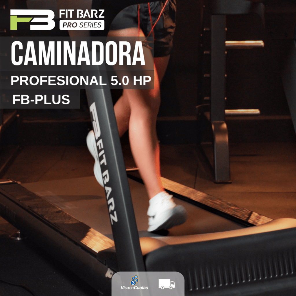 Caminadora Profesional 5.0 HP FB-Plus – Uso Comercial con Alta Potencia e Inclinación Extrema