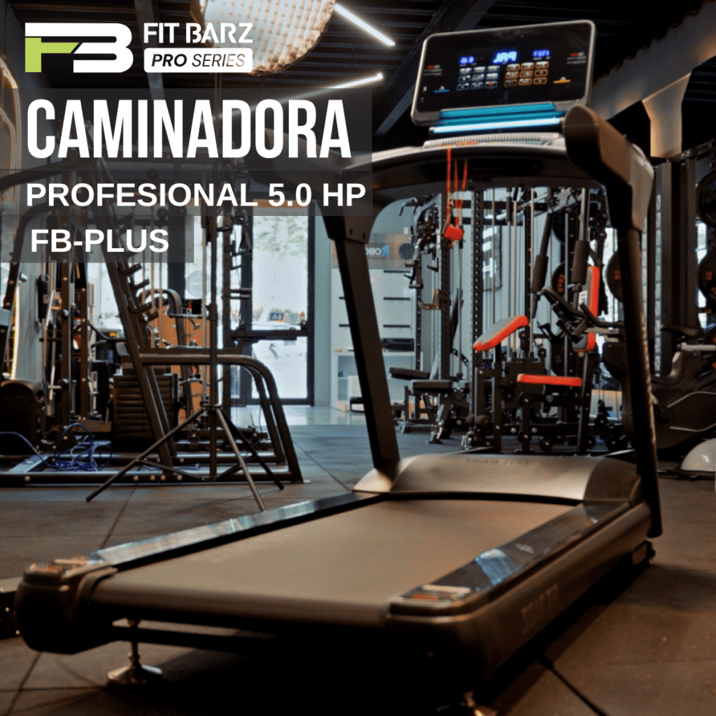 Caminadora Profesional 5.0 HP FB-Plus – Uso Comercial con Alta Potencia e Inclinación Extrema