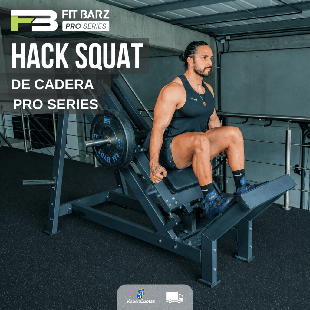 Hack Squat de Cadera FB PRO Series – Aislamiento de piernas con menor impacto en columna