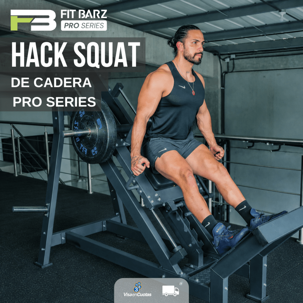 Hack Squat de Cadera FB PRO Series – Aislamiento de piernas con menor impacto en columna