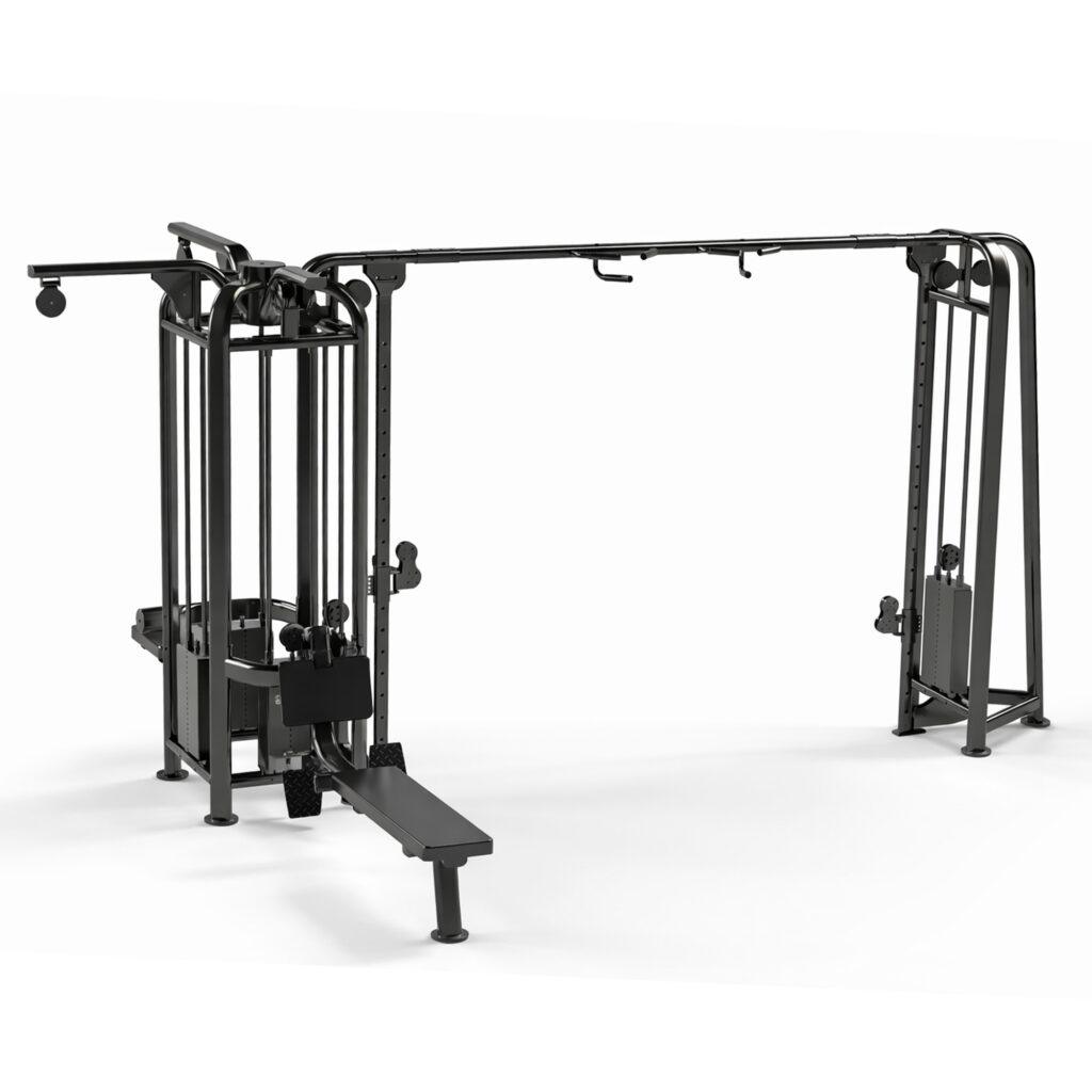 Jungla de 5 Estaciones FB PRO Series – Centro de Entrenamiento Completo con Crossover Dual