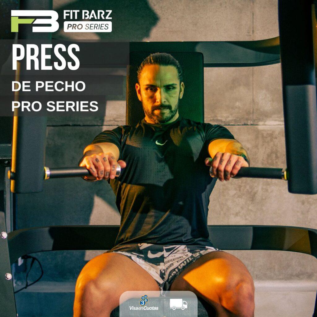 Máquina Press de Pecho FB PRO Series – Cargada a Disco con Estructura Industrial de Alto Rendimiento