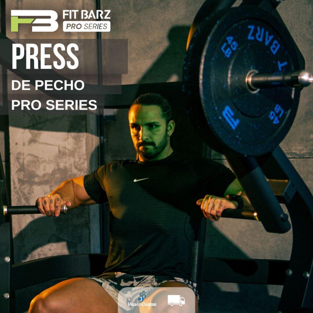 Máquina Press de Pecho FB PRO Series – Cargada a Disco con Estructura Industrial de Alto Rendimiento