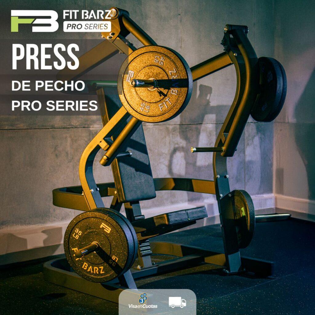Máquina Press de Pecho FB PRO Series – Cargada a Disco con Estructura Industrial de Alto Rendimiento