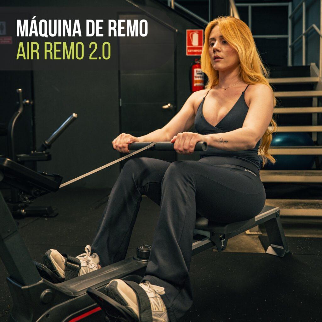 Máquina de Remo FB-Row 2.0 – Remadora Plegable con Resistencia Magnética de 8 Niveles, Monitor LCD, Carga Máx. 110kg, Cero Ruido y Mantenimiento, Ideal para Cardio en Casa
