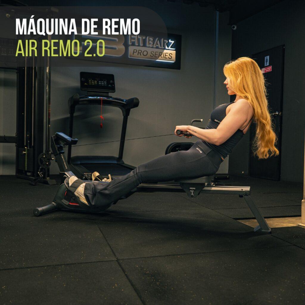 Máquina de Remo FB-Row 2.0 – Remadora Plegable con Resistencia Magnética de 8 Niveles, Monitor LCD, Carga Máx. 110kg, Cero Ruido y Mantenimiento, Ideal para Cardio en Casa