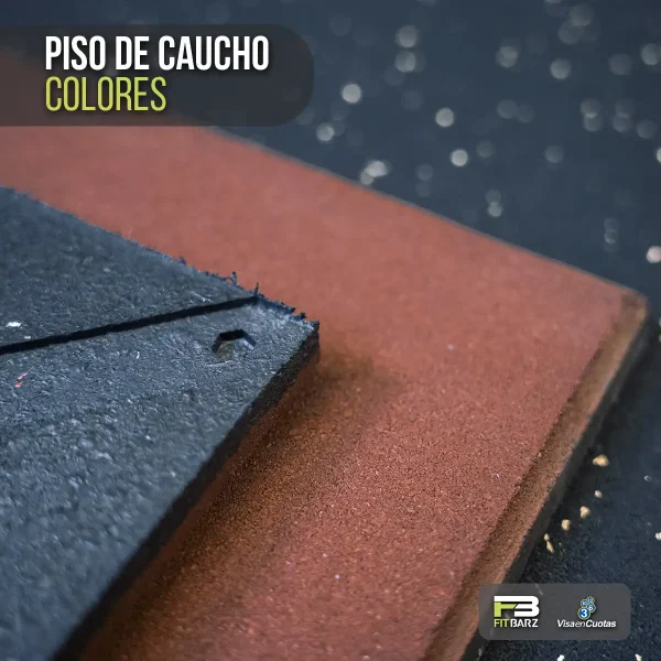 Piso de Caucho Colores (Bajo Pedido) - Imagen 2