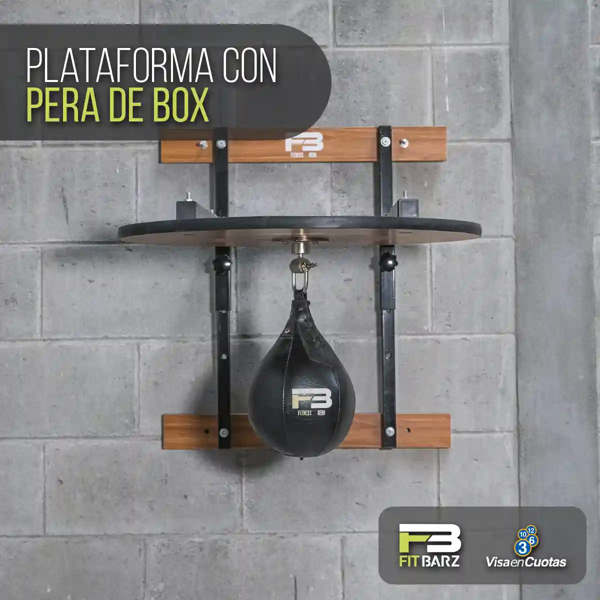 Plataforma con Pera de Box - LIQUIDACIÓN - Fitbarz